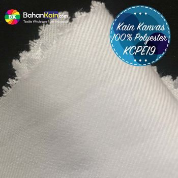 Kanvas Polyester Twill Broken White – 24 OZ